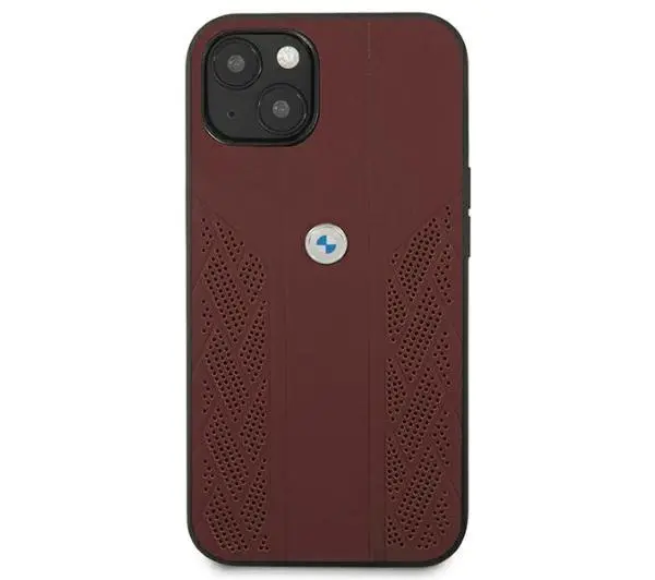 BMW Leather Curve Perforate BMHCP13MRSPPR do iPhone 13