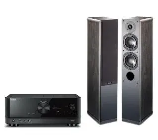 Yamaha MusicCast RX-V6A Czarny, Indiana Line Nota 550 X Czarny dąb - Kup na Raty - RRSO 0%