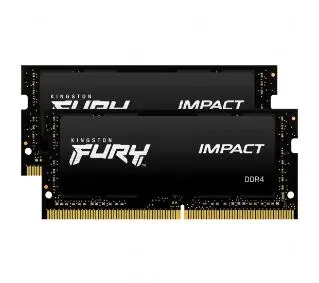 Kingston FURY Impact DDR4 16GB (2 x 8GB) 3200 CL20 SODIMM Czarny - Kup na Raty - RRSO 0%