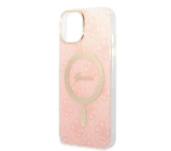 Guess GUBPP14MH4EACSP ładowarka indukcyjna + etui Magsafe do iPhone 14 Plus