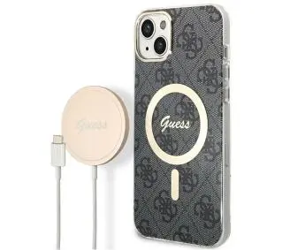 Guess GUBPP14SH4EACSK ładowarka indukcyjna + etui 4G Print MagSafe do iPhone 14 - DRUGI -30%, ALBO 5-TY ZA 1ZŁ