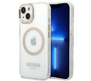 Guess Metal Outline Magsafe GUHMP14MHTRMD do iPhone 14 Plus