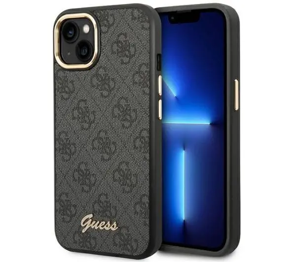 Zdjęcia - Etui GUESS 4G Vintage Gold Logo GUHCP14MHG4SHK do iPhone 14 Plus 