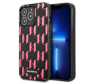 Karl Lagerfeld Monogram Plaque KLHCP13XMNMP1P do iPhone 13 Pro Max