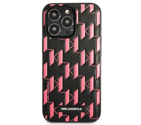 Karl Lagerfeld Monogram Plaque KLHCP13XMNMP1P do iPhone 13 Pro Max