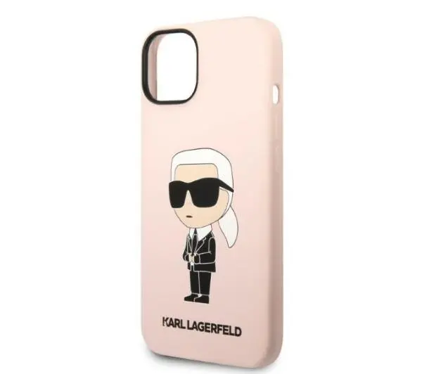 Karl Lagerfeld Silicone Ikonik KLHCP14MSNIKBCP do iPhone 14 Plus