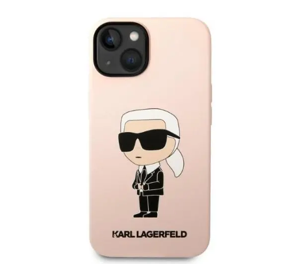 Karl Lagerfeld Silicone Ikonik KLHCP14MSNIKBCP do iPhone 14 Plus