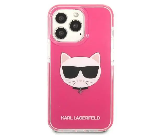 Karl Lagerfeld Choupette Head KLHCP13LTPECPI do iPhone 13 Pro /13
