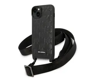 Karl Lagerfeld Monogram Plaque Logo Strap KLHCP14MSTMMK do iPhone 14 Plus