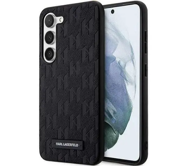 Karl Lagerfeld Saffiano Mono Metal Logo KLHCS23MSAKLHPK do Samsung Galaxy S23+