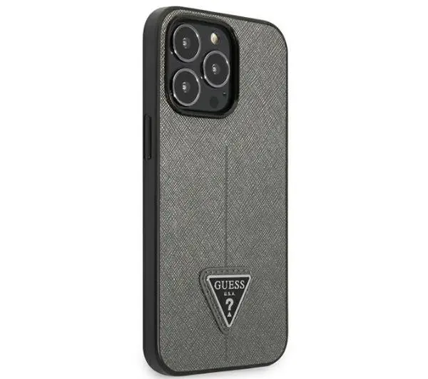Guess Saffiano Triangle Logo GUHCP13XPSATLG do iPhone 13 Pro Max