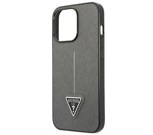 Guess Saffiano Triangle Logo GUHCP13XPSATLG do iPhone 13 Pro Max