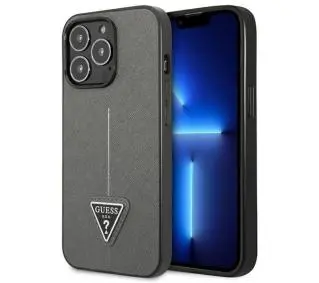 Guess Saffiano Triangle Logo GUHCP13XPSATLG do iPhone 13 Pro Max