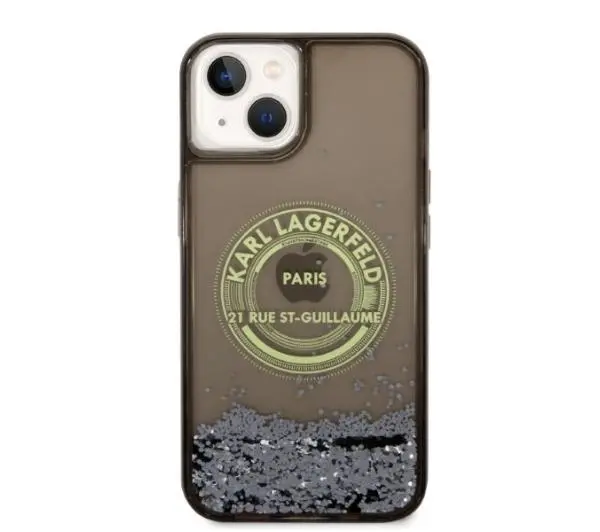 Karl Lagerfeld Liquid Glitter RSG KLHCP14MLCRSGRK do iPhone 14 Plus