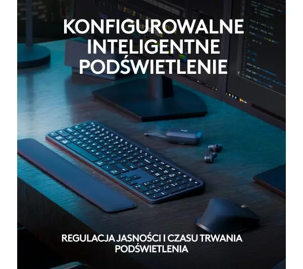 Logitech MX Keys S + podpórka Grafitowy - Kup na Raty - RRSO 0%