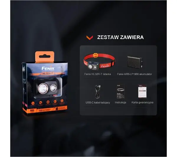 Fenix HL32R-T Czarny