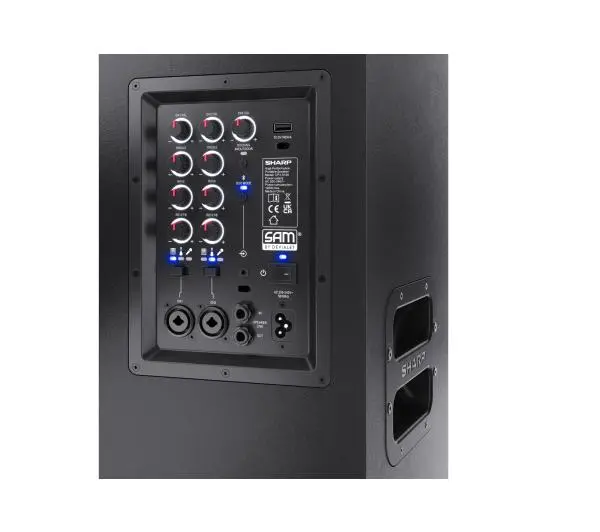Sharp SumoBox CP-LS100 120W Bluetooth Czarny - Kup na Raty - RRSO 0%