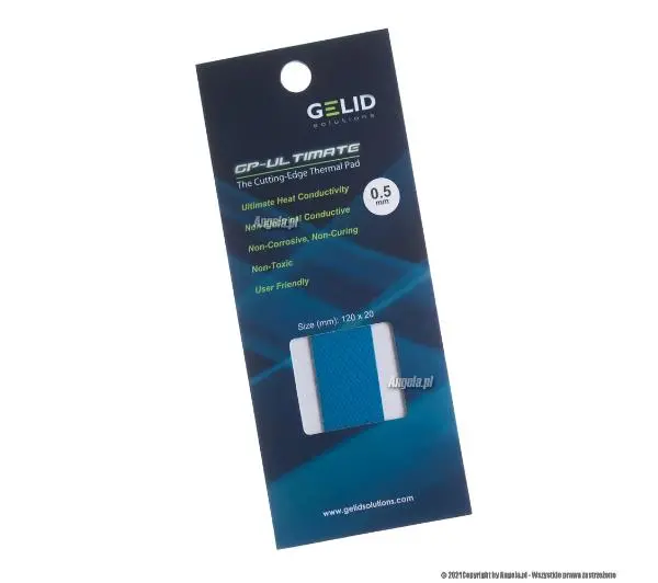 Termopady Gelid Ultimate 120x20x0.5mm TP-GP04-R-A