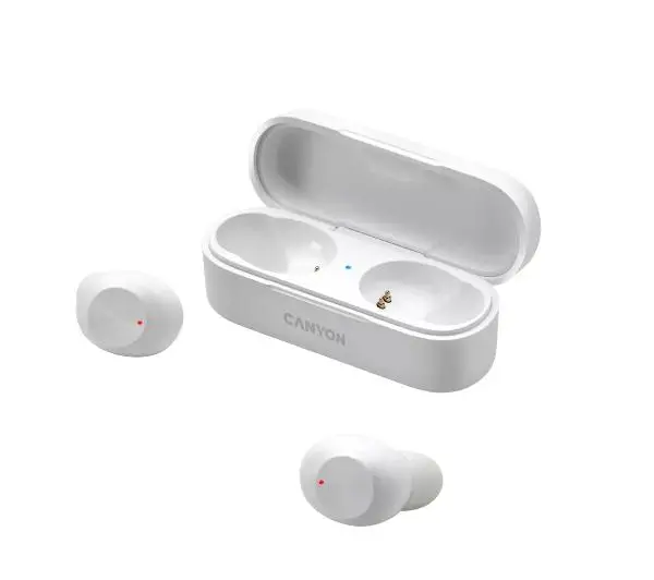 Canyon TWS-1 Dokanałowe Bluetooth 5.0 Biały