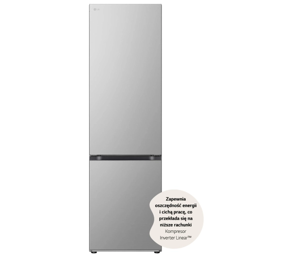 LG GBV7280DPY Pełny No Frost 203cm Szuflada z kontrolą wilgotności Srebrny - Kup na Raty - RRSO 0%