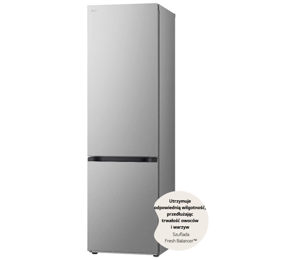 LG GBV7280DPY Pełny No Frost 203cm Szuflada z kontrolą wilgotności Srebrny - Kup na Raty - RRSO 0%