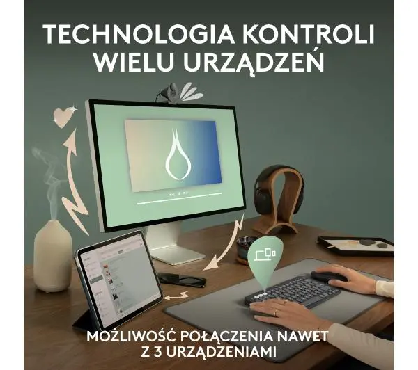 Logitech Pebble 2 Combo  Grafitowy