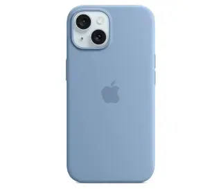 Apple silikonowe z MagSafe do iPhone 15 Zimowy błękit