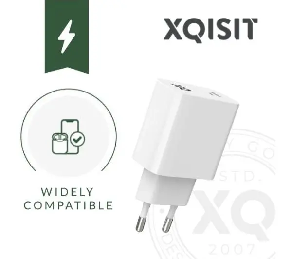 Xqisit Single USB C Power Delivery 3.0 30W Biały