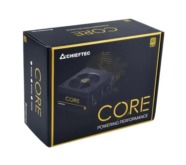 Chieftec Core BBS-500S 500W 80+ Gold Czarny
