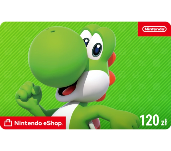 Doładowanie Nintendo eShop 120zł [Bon Agencyjny] Obecnie dostępne tylko w sklepach stacjonarnych RTV EURO AGD