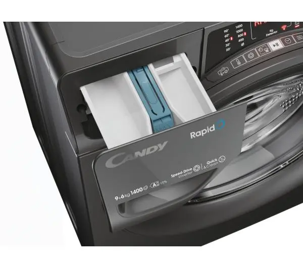 Candy RapidO ROW 4966DWRR7-S 51cm 9kg/6kg Zdalne sterowanie - Kup na Raty - RRSO 0%