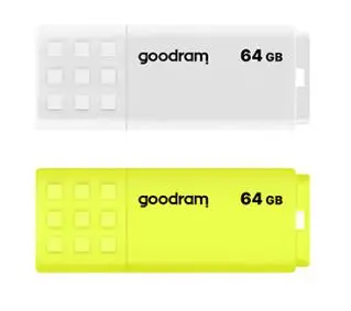 GoodRam UME2 Mix Dwupak 2x64GB USB 2.0  Biało-żółty
