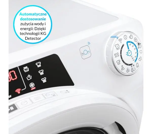 Candy RapidO RO 496DWM7/1-S Slim 9kg 1400 obr/min Zdalne sterowanie - Kup na Raty - RRSO 0%
