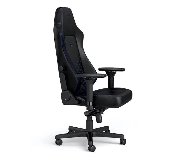 Noblechairs HERO Black Blue Gamingowy do 150kg Skóra ECO Czarno-niebieski - Kup na Raty - RRSO 0%