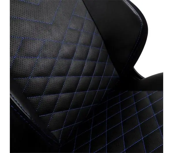 Noblechairs HERO Black Blue Gamingowy do 150kg Skóra ECO Czarno-niebieski - Kup na Raty - RRSO 0%