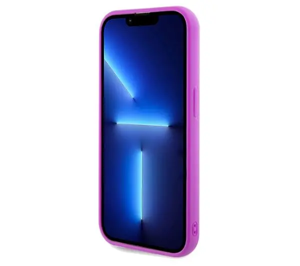 Guess Disco Metal Script GUHCP14LPMSDGSF do iPhone 14 Pro Różowy