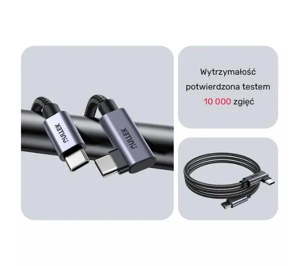 Unitek USB-C Power Delivery 100W 1m Szary