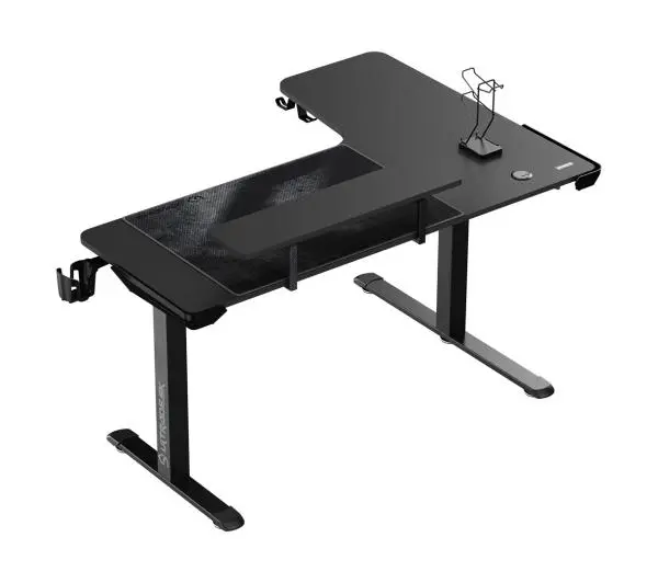 Ultradesk WINGER 155cm Regulacja wysokości Czarny - Kup na Raty - RRSO 0%