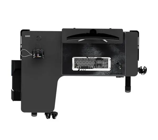 Ultradesk WINGER 155cm Regulacja wysokości Czarny - Kup na Raty - RRSO 0%