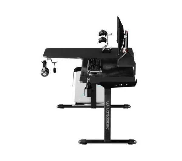 Ultradesk WINGER 155cm Regulacja wysokości Czarny - Kup na Raty - RRSO 0%