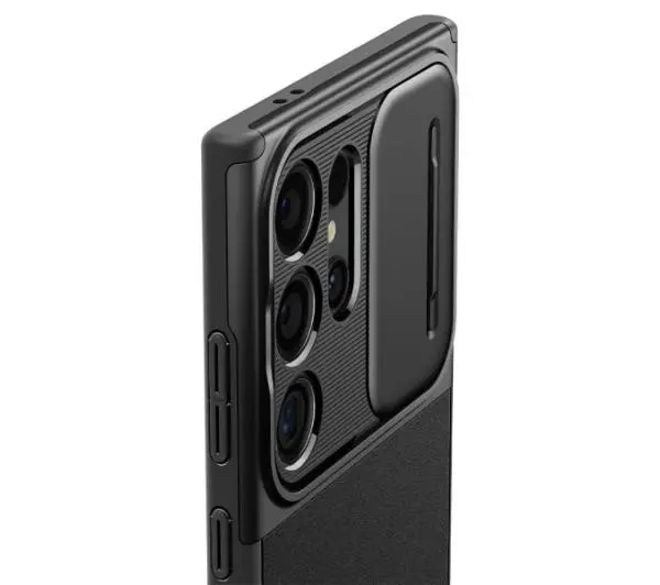Spigen Optik Armor ACS07313 do Galaxy S24 Ultra Czarny