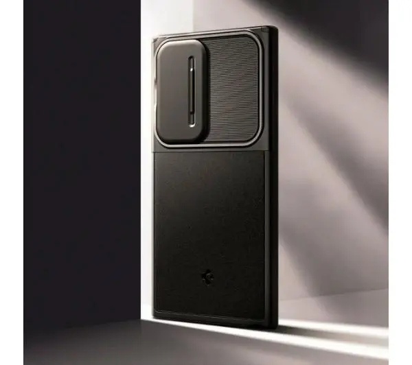 Spigen Optik Armor ACS07313 do Galaxy S24 Ultra Czarny