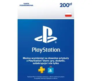 Sony PlayStation Network 200 zł [kod aktywacyjny]Dostęp po opłaceniu zakupu
