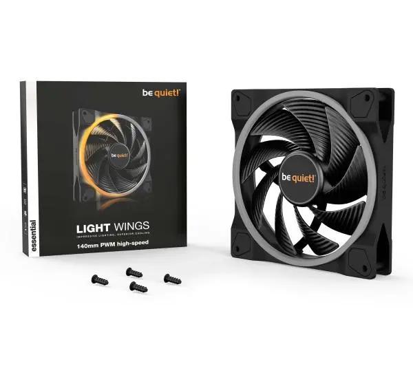 be quiet! Light Wings PWM high-speed 140mm Czarny
