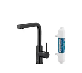 KFA Armatura Arura Duero Pure Basic 6623-912-81 Czarny Stal szlachetna - TRZECI -55%, ALBO 5-TY ZA 1ZŁ - Kup na Raty - RRSO 0%