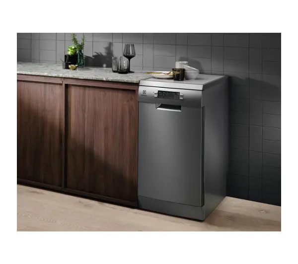 Electrolux 300 AirDry ESA63200SX 45cm Automatyczne otwieranie drzwi Szuflada na sztućce - TRZECI -55%, ALBO 5-TY ZA 1ZŁ - Kup na Raty - RRSO 0%