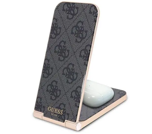 Guess 2w1 15W 4G Pattern MagSafe Czarny