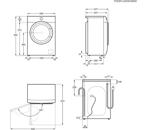 Electrolux 600 SensiCare EW6SMB406BP Superslim 6kg 1000obr/min - Kup na Raty - RRSO 0%