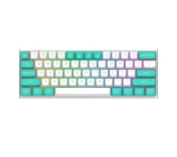 Redragon K683WB-RGB FIDD Biało-zielony