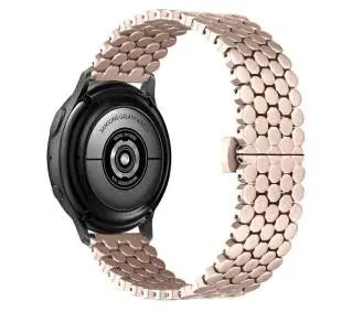 Beline do Watch 20mm Metal Honeycomb uniwersalny Różowo-złoty